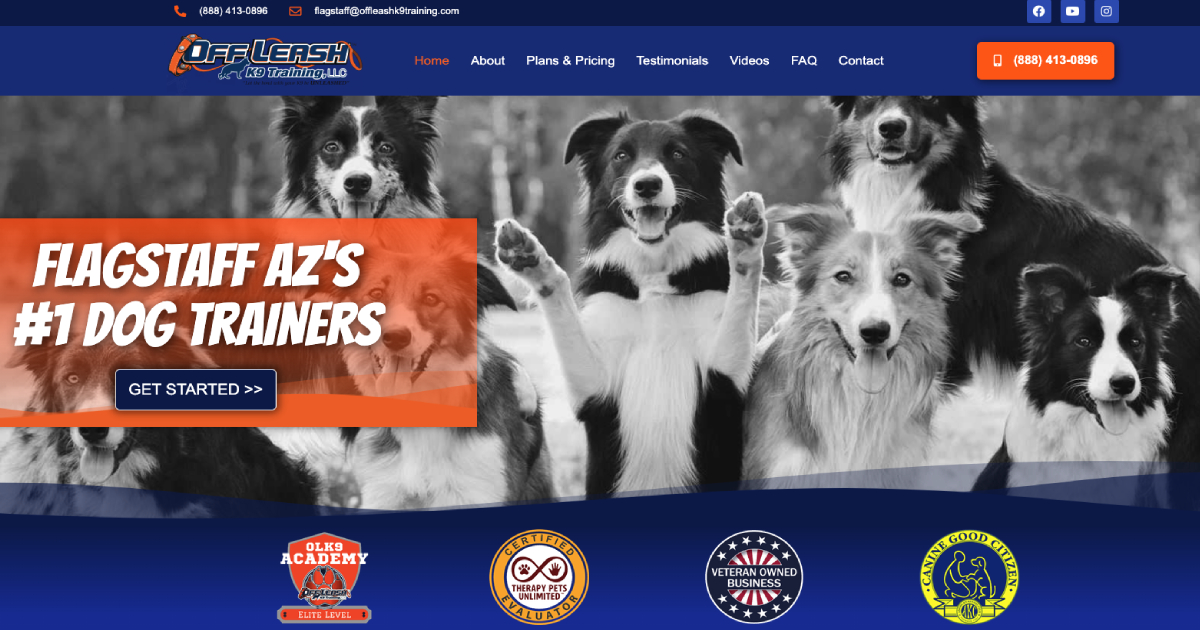 Off Leash K9 Training of Flagstaff AZ Dog Obedience Training